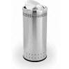 Stainless Steel Waste Container- Imprinted 360 Swivel Lid, 15 Gallon - 780729
