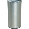 Stainless Steel Waste Container, 8 Gallon, Half Moon - 780929