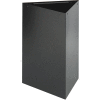 Safco® Triangular Recycling Receptacle, 17 Gallon Black - 9551BL