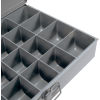 Durham Steel Scoop Compartment Box 102-95 - 24 Compartments 18 x 12 x 3
																			