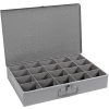 Durham Steel Scoop Compartment Box 111-95 - 20 Compartments 18 x 12 x 3 - Pkg Qty 4