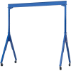 Adjustable Height Steel Gantry Crane, 15'W x 8'7"-14'1"H, 6000 Lb. Capacity