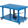 Global Industrial™ Work Positioning Post Lift Table Foot Control 2000 Lb. Cap. 48x32 Platform