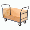 Global Industrial™ Euro Truck with 3 Wood Sides & Deck 48 x 24 2000 Lb. Capacity