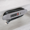 Global Industrial Power Strip With 3 Outlets For Plastic Carts, 10' Cord