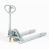 Global Industrial Galvanized Pallet Jack Truck, 27" x 48" Forks, 5500 Lb. Capacity