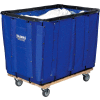 Global Industrial™ Basket Bulk Truck, Vinyl, 16 Bushel Capacity, Blue
