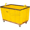 Global Industrial™ Basket Bulk Truck, Vinyl, 20  Bushel Capacity, Yellow