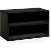 Interion® 36" Low Open Credenza - Black