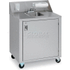 Crown Verity® CVPHS-1 Single Bowl Portable Hand Sink Cart