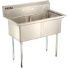 Aero Manufacturing Company® AF2-1818 Two Bowl SS sink 18 x 18