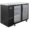 Nexel® Back Bar Cooler, Double Glass Doors, 13 Cu. Ft., 24in x 48im; w/ 5 Shelves
																			