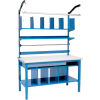 Global Industrial™ Complete Packing Workbench, Laminate Safety Edge, 72 ...