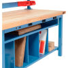 Complete Electric Packing Workbench Maple Butcher Block Square Edge - 60 x 30
																			