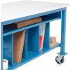 Mobile Packaging Workbench ESD Square Edge - 60 x 30 with Lower Shelf Kit
																			