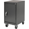 Sandusky Mobile Work Height Storage Cabinet TA11182430 Single Door - 18x24x36, Black