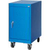 Sandusky Mobile Work Height Storage Cabinet TA11182430 Single Door - 18x24x36, Blue