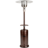 Hiland Patio Heater HLDS01-CGT Propane 48000 BTU With Steel Table Gold