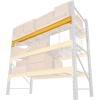 Husky Rack & Wire Lynx/Double Slotted Pallet Rack Beam - 120"L, 4,828 Lb Cap/Pr (2 pcs)