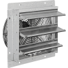 Continental Dynamics® Direct Drive 12" Exhaust Fan w/ Shutter, 1 Speed, 2150CFM, 1/12HP, 1Phase