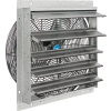 Continental Dynamics® 18" Exhaust Fan with Shutter - Direct Drive - 1/8 HP - Single Speed
