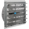 Continental Dynamics® Direct Drive 24" Exhaust Fan w/ Shutter, 1 Speed, 7000 CFM, 1/4HP, 1Phase