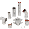 HeatStar 4" Horizontal Stainless Steel Vent Kit F102860 Category III Venting