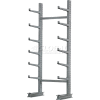 Cantilever Rack Single Sided, Starter Unit Medium Duty (1000 Series),72"W x 45"D x10'H,3800 Lbs Cap