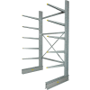 Cantilever Rack Single Sided Starter Unit Heavy Duty (2000 Series),72"W x 50"D x 10'H,10300 Lbs Cap