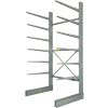 Cantilever Rack Single Sided Starter Unit Heavy Duty (2000 Series),72"W x 52"D x 12'H,8500 Lbs. Cap