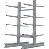 Cantilever Rack Double Sided Starter Unit Heavy Duty (2000 Series),48"W x 59"D x 8'H,26600 Lbs Cap