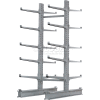 Cantilever Rack Double Sided Starter Unit Heavy Duty (2000 Series),72"W x 83"D x 10'H,20600 Lbs Cap