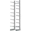 Cantilever Rack Single Sided, Starter Unit Extra Heavy Duty, 72"W x61"D x 12'H, 12500 Lbs. Capacity