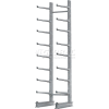 Cantilever Rack Single Sided, Starter Unit Extra Heavy Duty, 72"W x 61"D x 12'H, 12500 Lbs Capacity