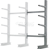 Cantilever Rack Single Sided Add-On Unit Medium Duty (1000 Series), 48"W x 33"D x 8'H, 5300 Lbs Cap