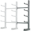 Cantilever Rack Single Sided, Add-On Unit Medium Duty (1000 Series),48"W x 33"D x 8'H, 5300 Lbs Cap