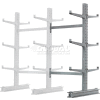 Cantilever Rack Double Sided, Add-On Unit Medium Duty (1000 Series),48"W x 54"D x 6'H,16200 Lbs Cap