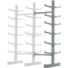 Cantilever Rack Double Sided, Add-On Unit Medium Duty (1000 Series),72"W x 78"D x 10'H,7600 Lbs Cap