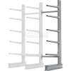 Cantilever Rack Single Sided Add-On Unit Heavy Duty (2000 Series),72"W x 50"D x 10'H,10300 Lbs. Cap