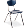 Virco® 3018 Martest 21® Hard Plastic Chair - Navy - Pkg Qty 4