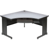 Interion® 48"W Corner Desk - Gray