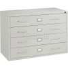 Interion® Media Cabinet 4 Drawer Putty