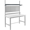 Cantilever Steel Shelf For Bench Uprights - 60W x 12D - Gray
																			