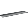 Global Industrial Cantilever Upper Steel Shelf For Bench Uprights - 72"W x 12"D - Gray