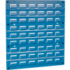 Global Industrial Steel Louver Panel, 18"W, Blue