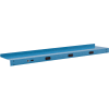 Global Industrial™ Steel Upper Shelf W/ 3 Duplex Outlets, 60"W x 12"D, Blue