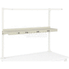 Global Industrial™ Steel Shelf W/ 6 Single Outlets, 48"W x 12"D, Tan