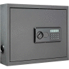 Global Industrial Laptop Security Cabinet,19-3/4"W x 4-3/4"D, Black