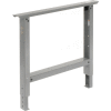 Global Industrial C-Channel Adjustable Height Leg 29 to 35"H - for 36"D Workbench, 1 Leg Gray