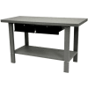 Homak Automotive Steel Workbench, 2 Drawers, 59"W x 25-1/2"D, Gray